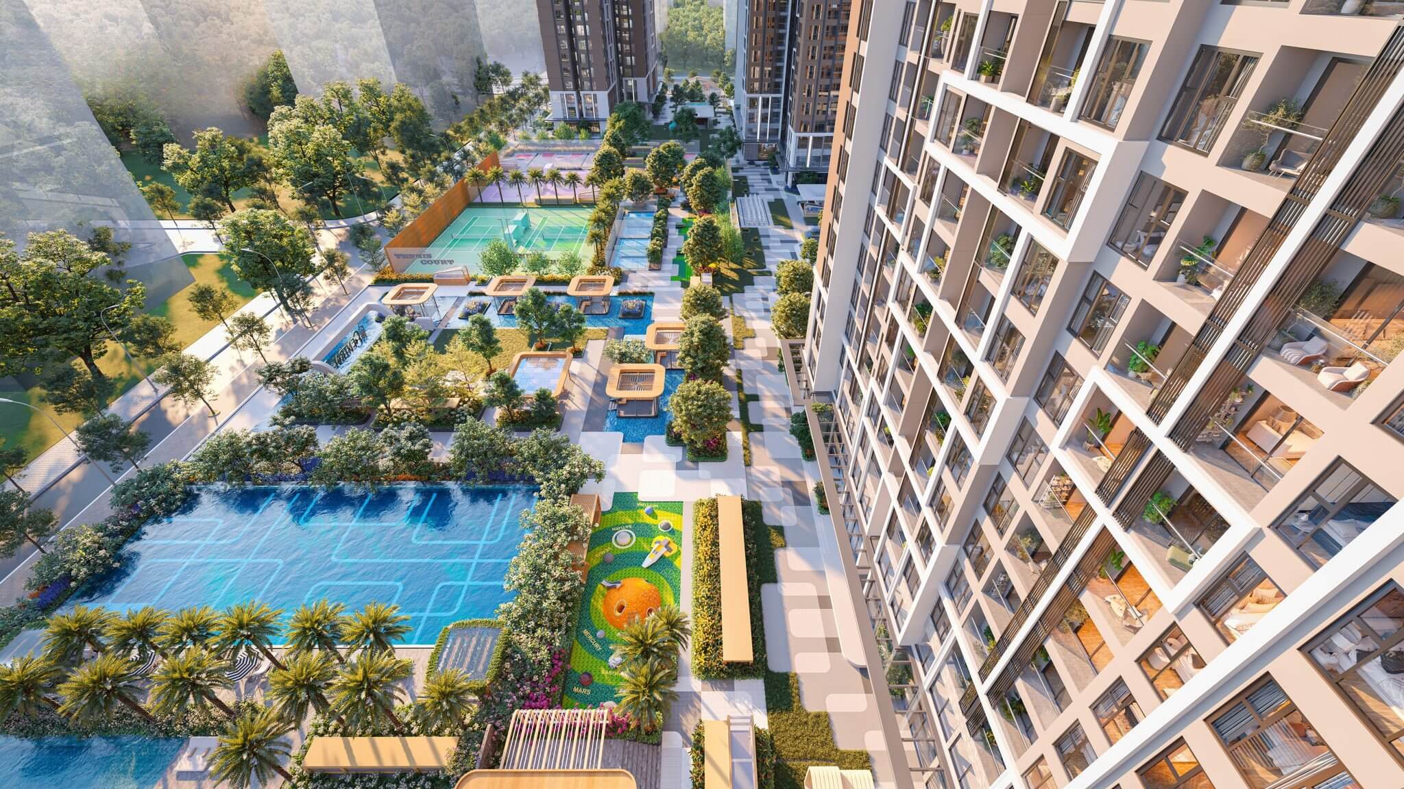 tiện ích dự án an bình homeland dương nội hà đông